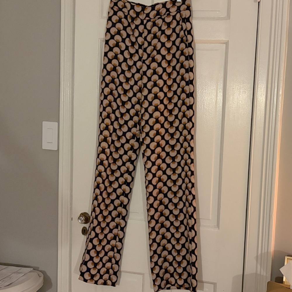 Mango Multicolored Patterned Pants